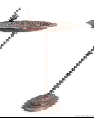 Fantana pentru pasarele antik brown