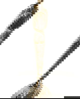 Cuplu imbratisat-statueta din fonta