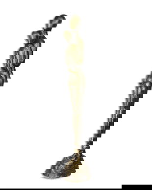 Cuplu imbratisat-statueta din fonta