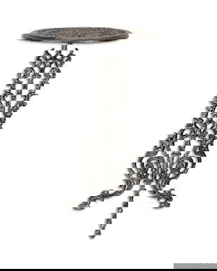 Masuta din fonta antik silver