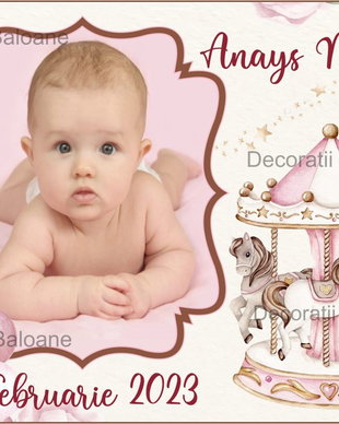 Marturie magnetica botez fetite - carusel