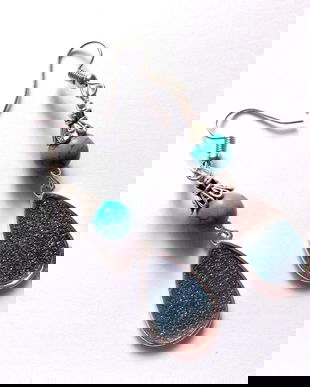 cercei turcoaz 43586