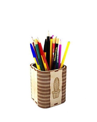 Suport pentru pixuri si creioane 8,6x8,6x10 cm