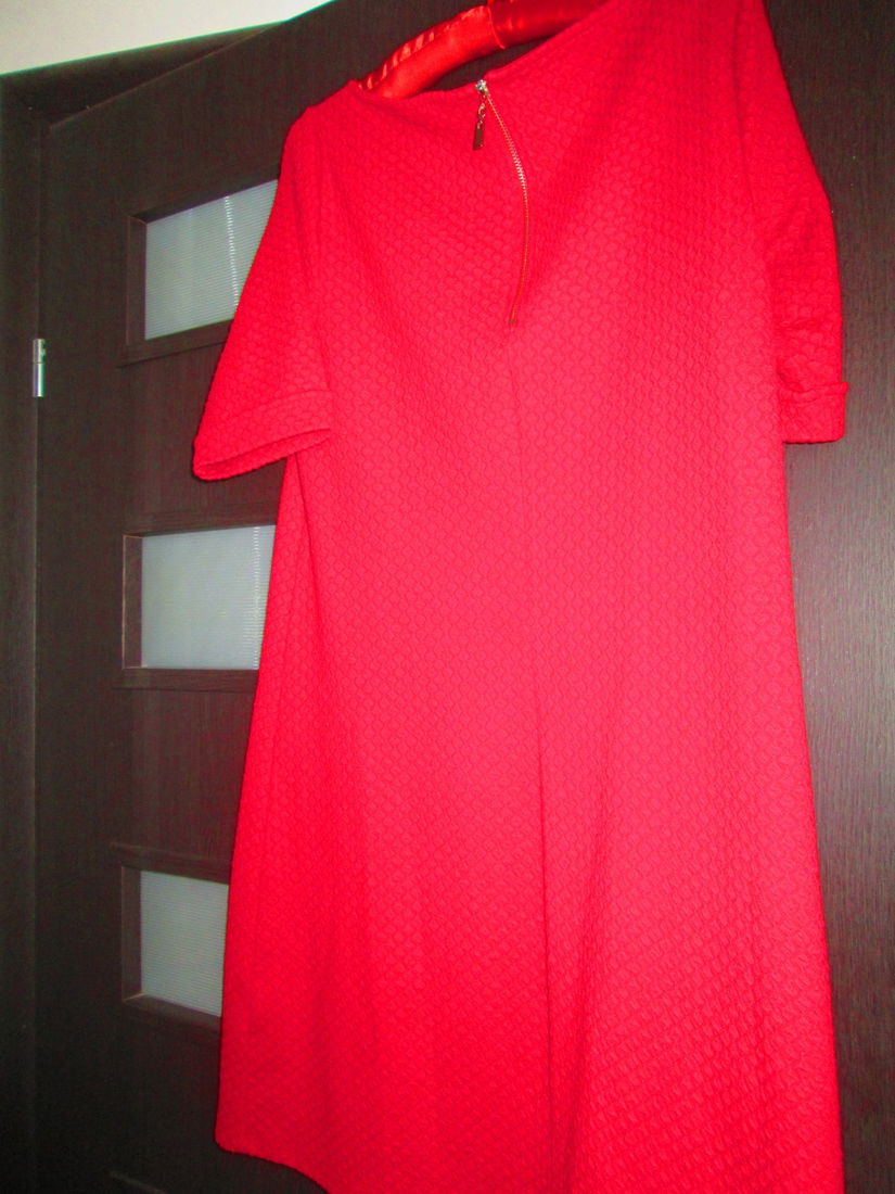 rochie rosie comoda Yessica  S/M