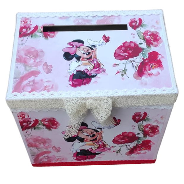 Cutie dar botez - Minnie Mouse