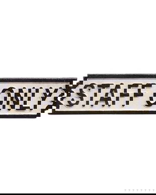 Placheta din fonta pentru personal