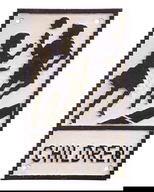 Placheta din fonta pentru loc de joaca