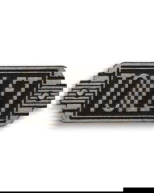 Decoratiune art deco din fonta pentru baie