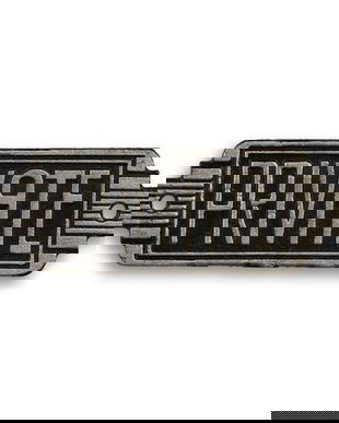 Decoratiune art deco din fonta privat