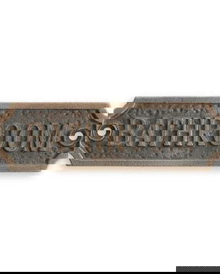 Placheta din fonta pentru baie