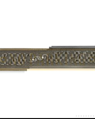 Placheta din fonta parcarea interzisa