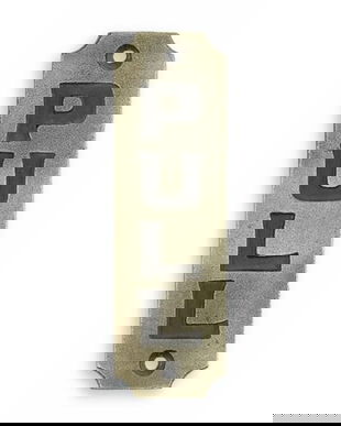 Placheta dreptungiulara din fonta pentru usa