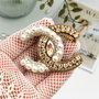 Rezervat Broșa - Chanel Pearls and Gold crystals