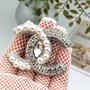 Broșa - Chanel Pearls and Silver crystals