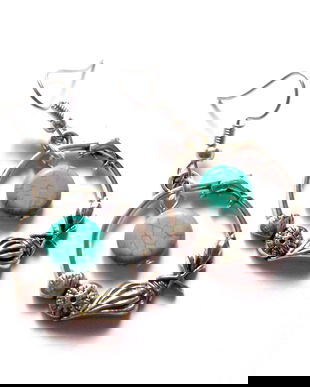 cercei turcoaz 43179