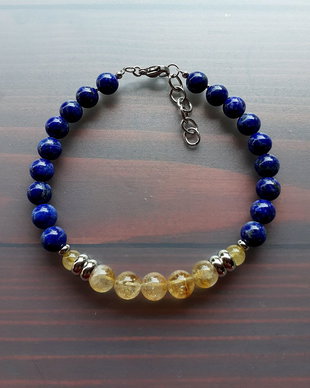 Lapis lazuli si citrin