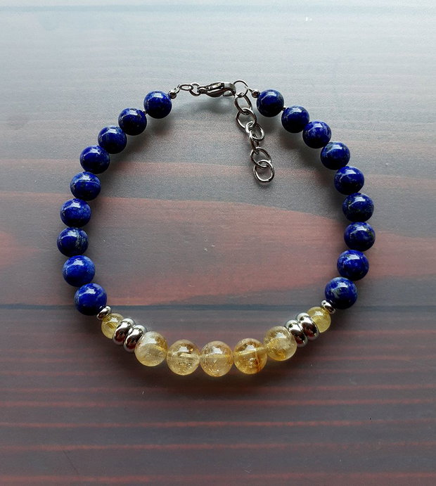 Lapis lazuli si citrin