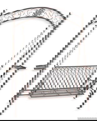 Balansoar din fier forjat antik brown