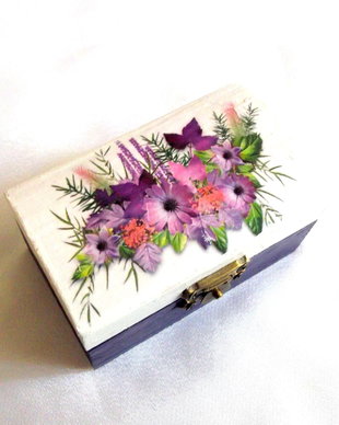cutie lemn decorata 43627
