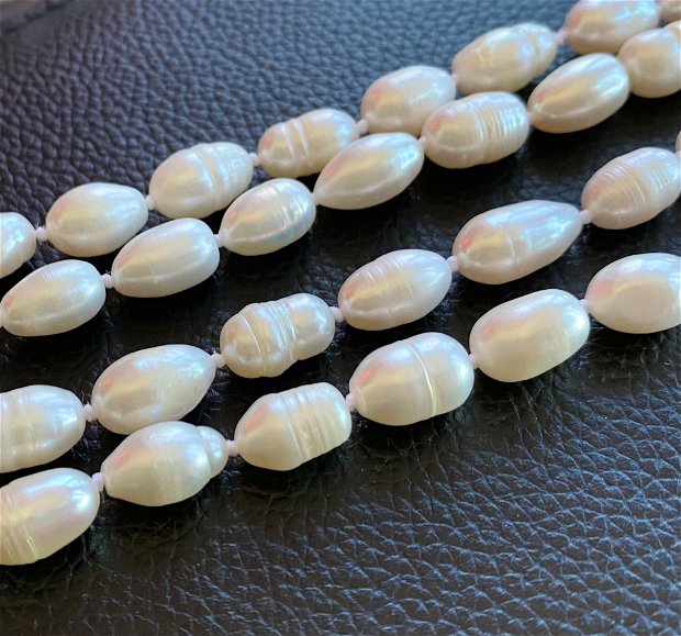 Perle de cultura, forme neregulate, 11~15x7~9 mm - sirag