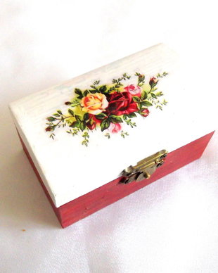 cutie lemn decorata 43620