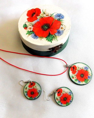 set cadou cu maci 43610