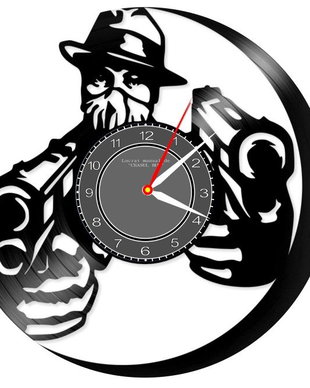 PISTOLAR-ceas de perete