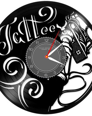 SALON TATUAJE-ceas de perete