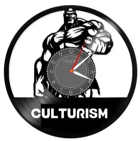 CULTURISM-ceas de perete