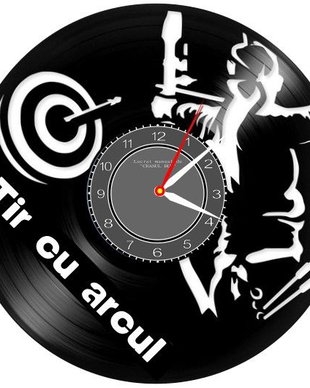 TIR CU ARCUL-ceas de perete