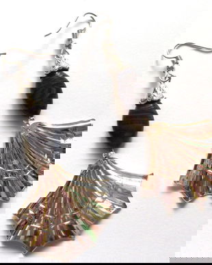 cercei coffe malachit 43231