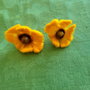 VANDUT Cercei cu floare impaslita