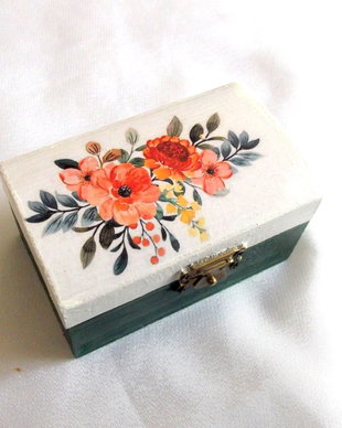 cutie lemn decorata 43624