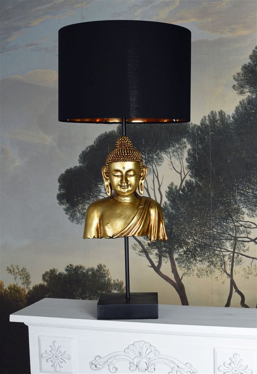 Lampa de masa cu Budha