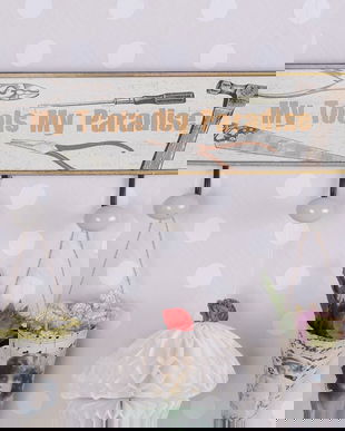 Cuier cu trei agatatori din metal antichizat