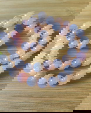 Agate crab fire sferice - 8 mm