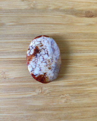 Agata crab fire - 35x 25mm