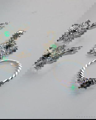 rezervat Set  argint nou ,   cercei  , pandant ,  cadou inel argint  asortat