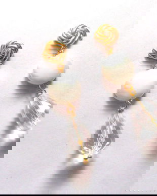 Cercei perle mallorca si cristal 43240