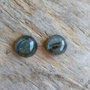 Cabochoane labradorit, 12-13x7.5 mm (2 buc)