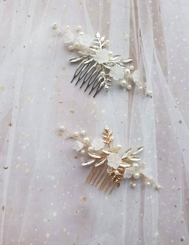 LANA Gold - pieptan mireasa decorativ