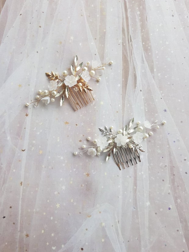 LANA Gold - pieptan mireasa decorativ