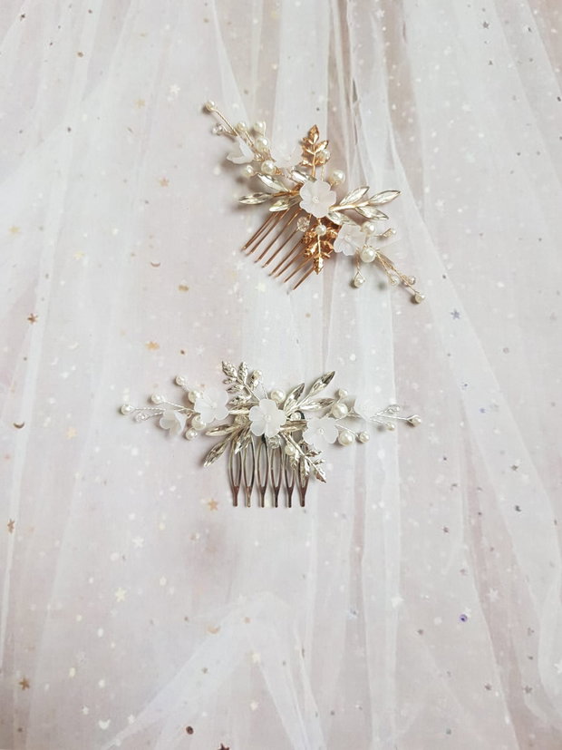LANA Gold - pieptan mireasa decorativ