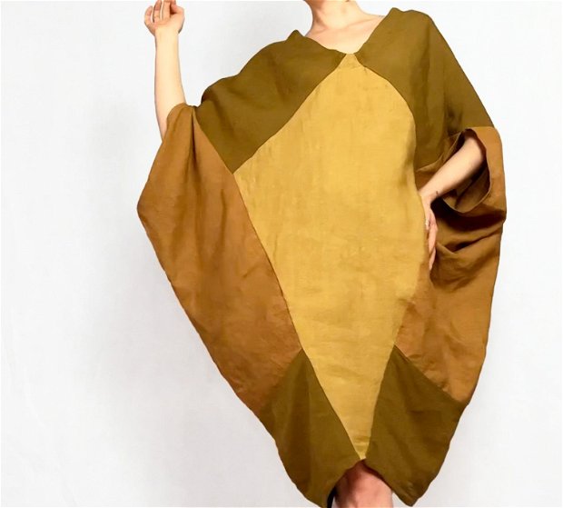 Origami Earth Cocoon Dress