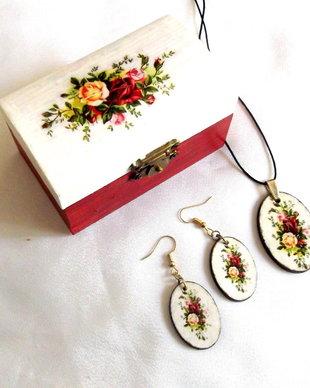 set cadou cu trandafiri  43621