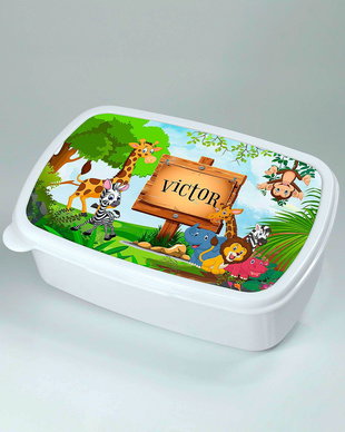 Caserola personalizata cu personal si nume pentru sandwich - Jungla