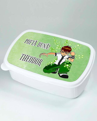 Caserola personalizata cu nume si personaj Ben Ten