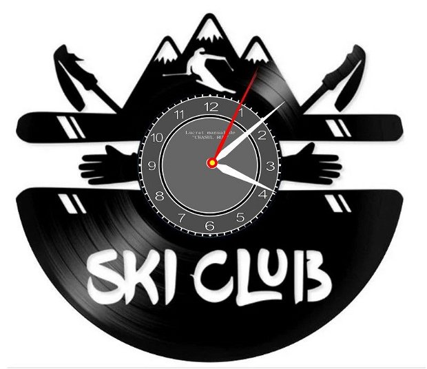 SKI CLUB-ceas de perete