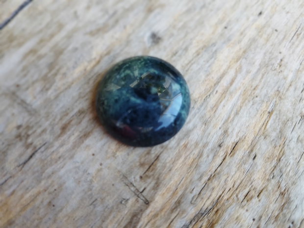 Cabochon kambaba jasper, 25x7 mm