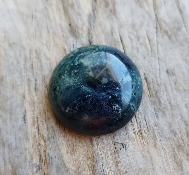 Cabochon kambaba jasper, 25x7 mm